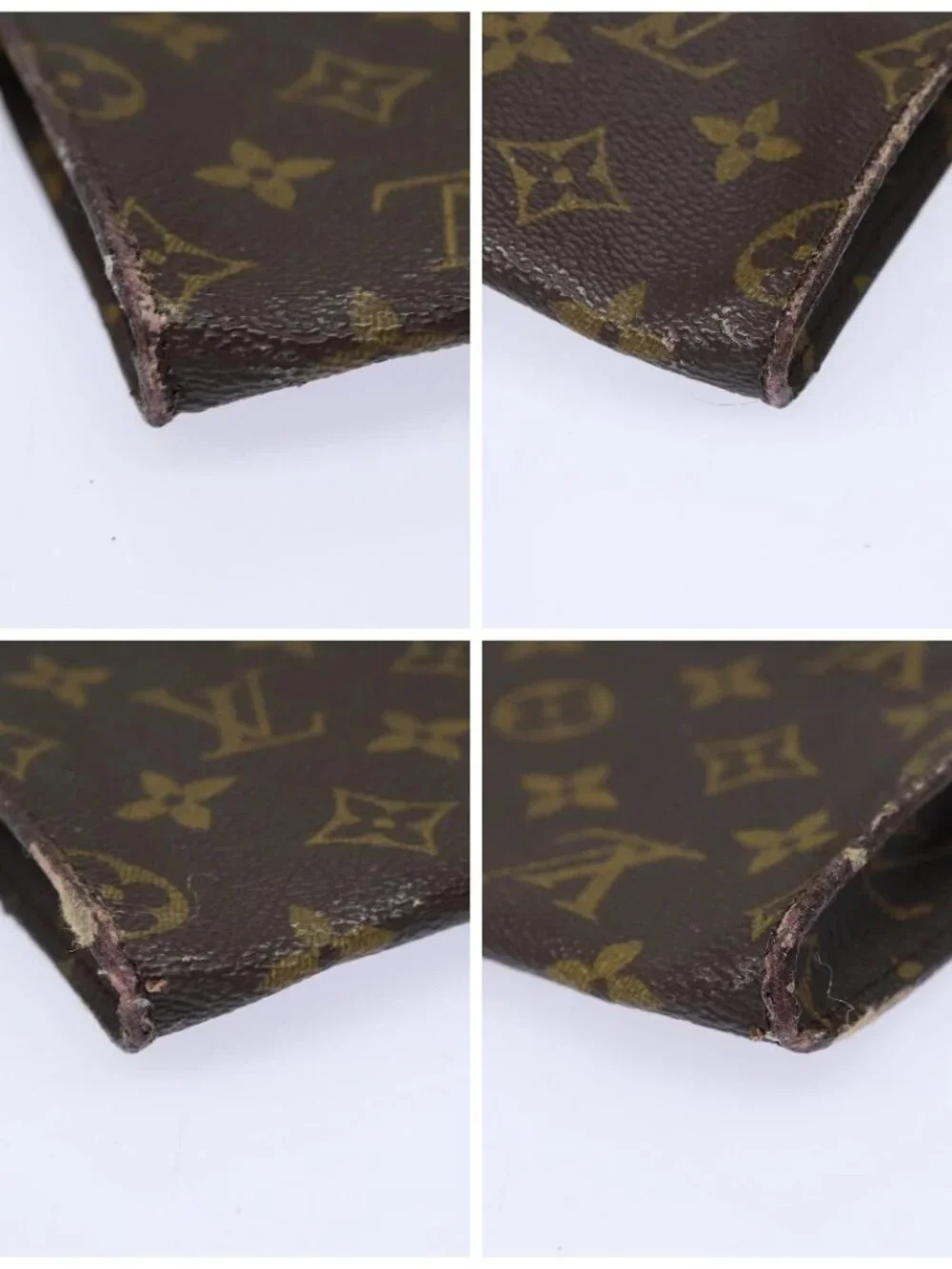 LOUIS VUITTON Monogram Bucket PM Accessory Pouch LV Auth